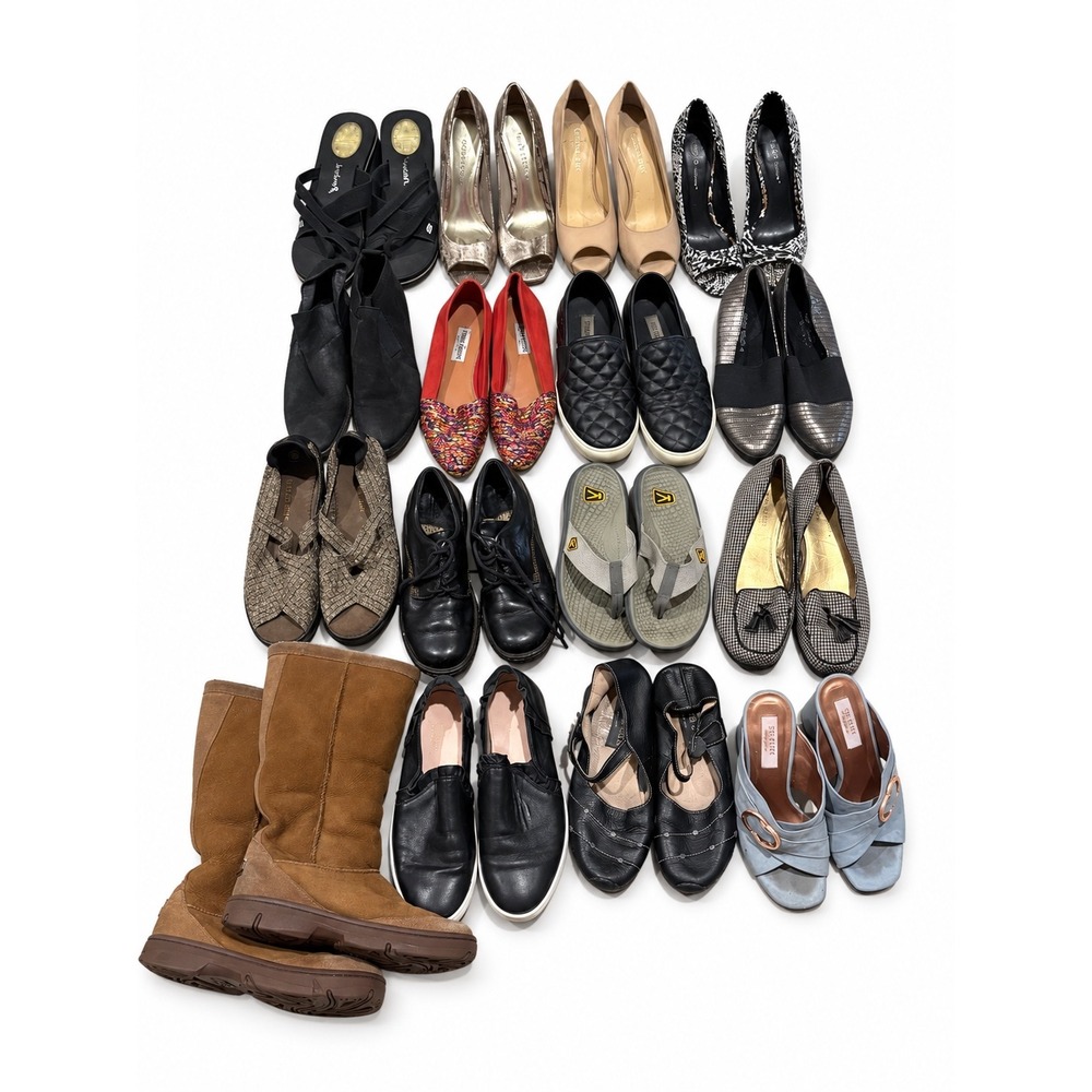 UGG, Eileen Fisher, Kate Spade Women's Shoe Reseller Wholesale Lot 16 Pairs